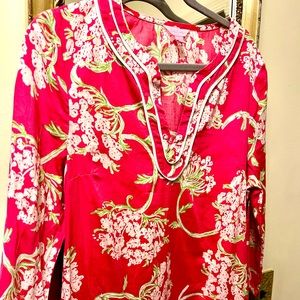 ❤️💥Flash Sale❤️💥Lily Pulitzer Pink Tunic M-L,Firm